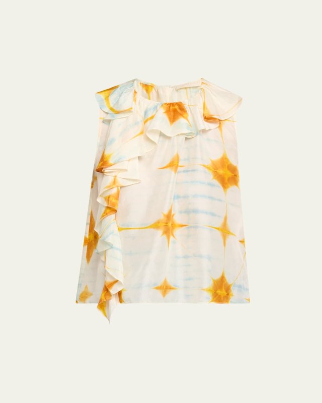 Nya Silk Sleeveless Top